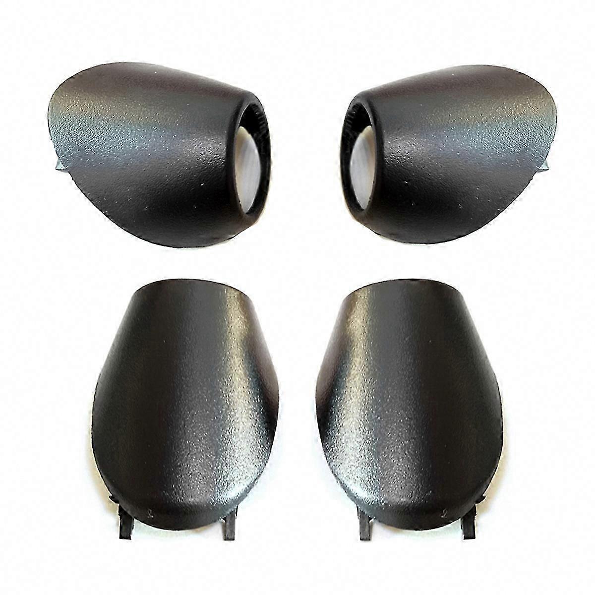 4pcs Rear Parking Sensor Outer Cover Trim Black ABS for  X5 E53 2000-2006