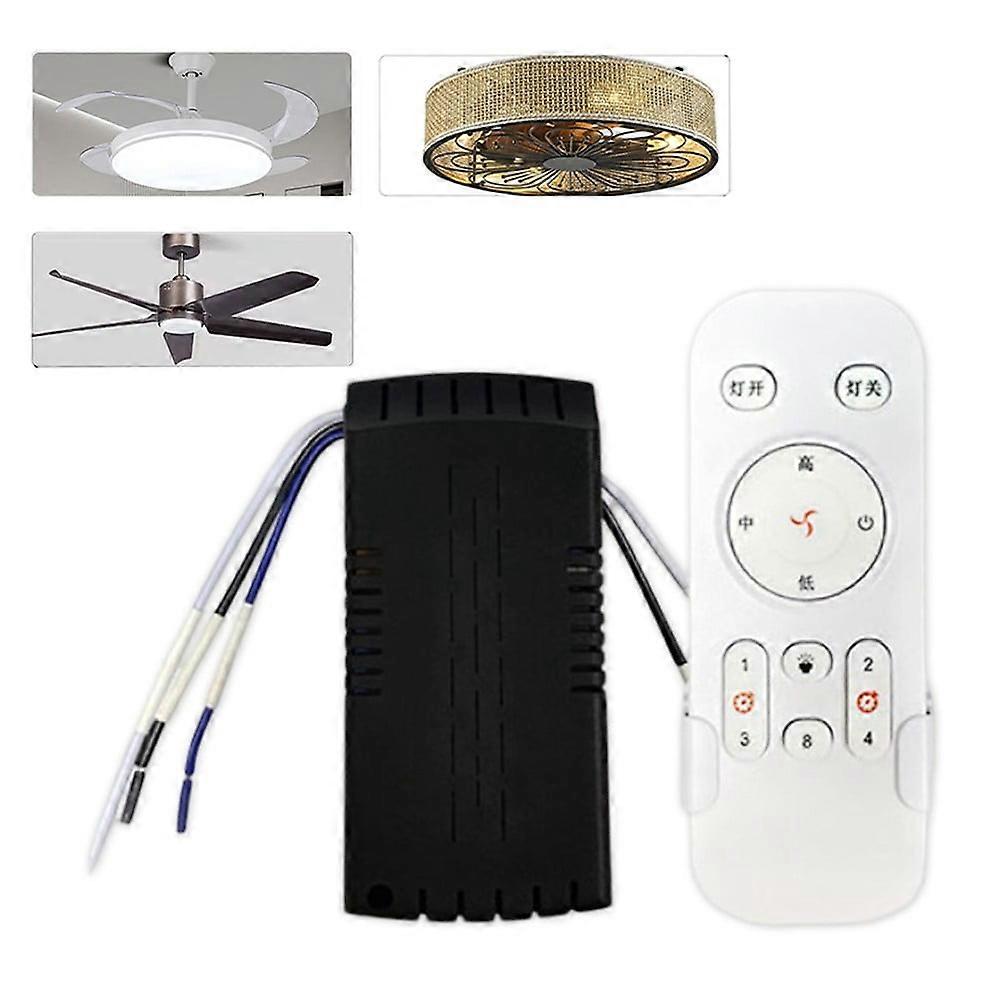 Coconut Ok Ac Household Ceiling Fan Light Switch Receiver Lamp Remote Control Timer 3 Speed
