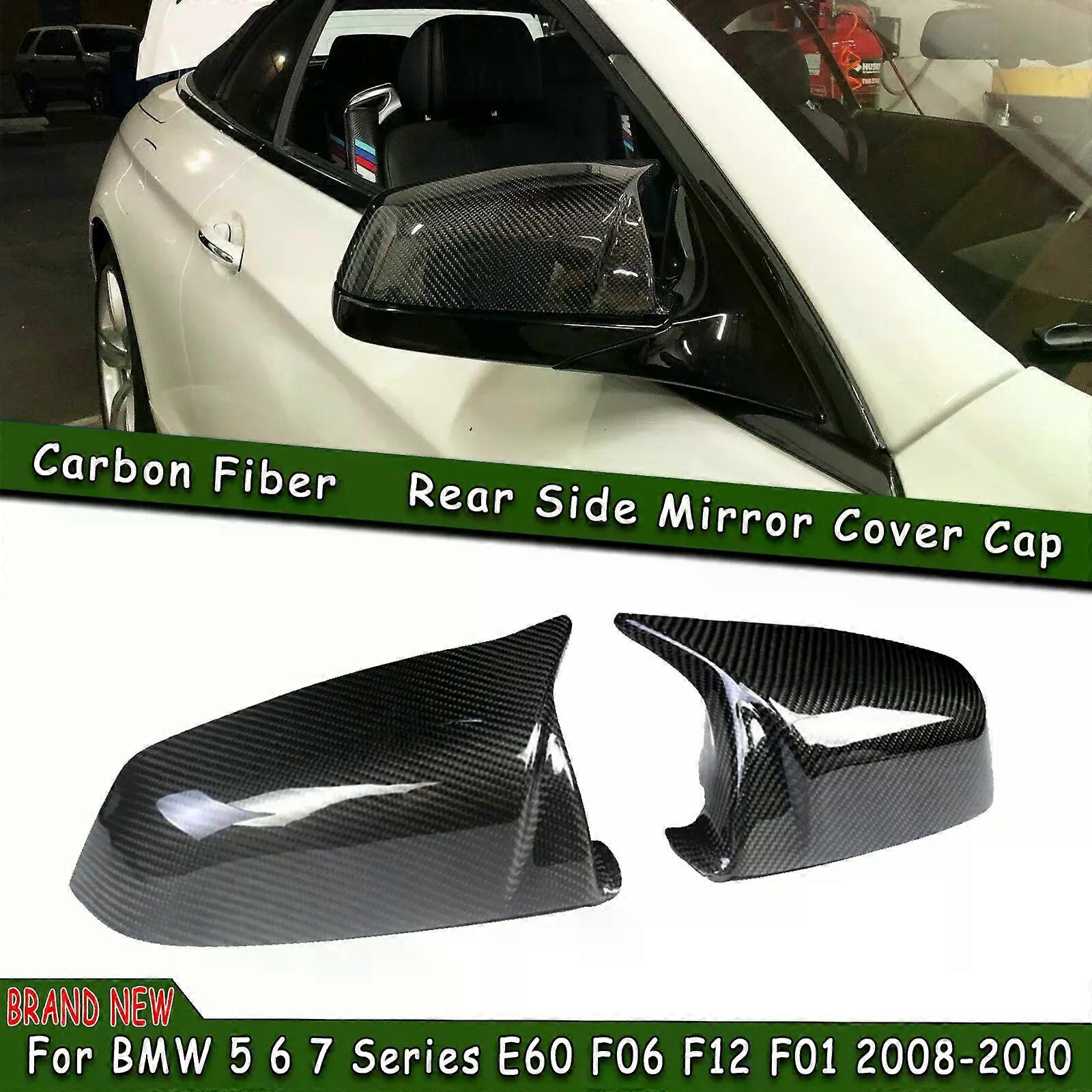Carbon Fiber Rear View Mirror Cover Cap Rearview Reverse Shell For BMW E60 LCI F10 GT F07 E63 E64 F06 F12 F13 F01 F02