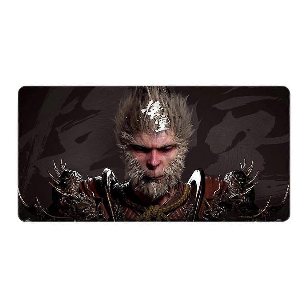 jixopn Game Mouse Mat Compatible with Black Myth WuKong, Large Desk Mat for Keyboard & Mouse, Non-Slip Gamer Pad