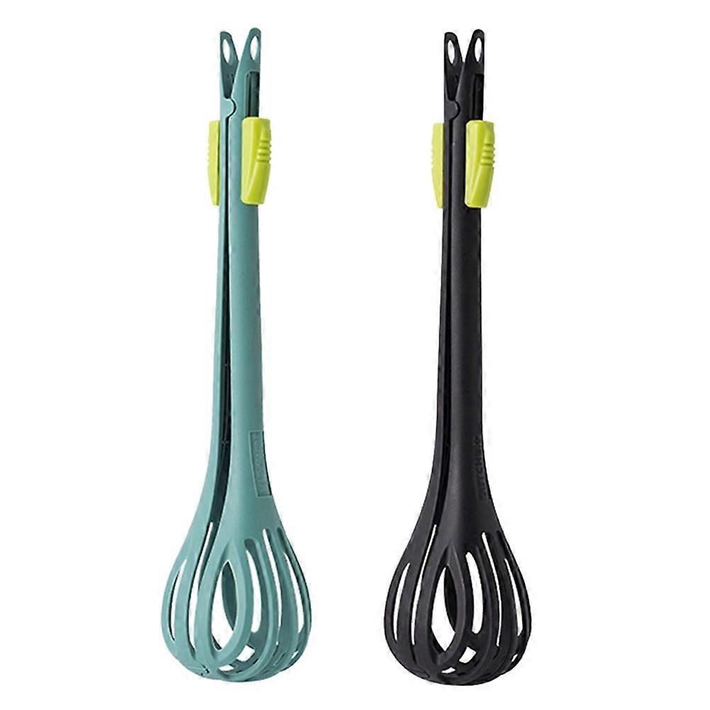 Guangmc 2-in-1 Egg Whisk & Pasta Tongs for Separating & Mixing Eggs & Noodles