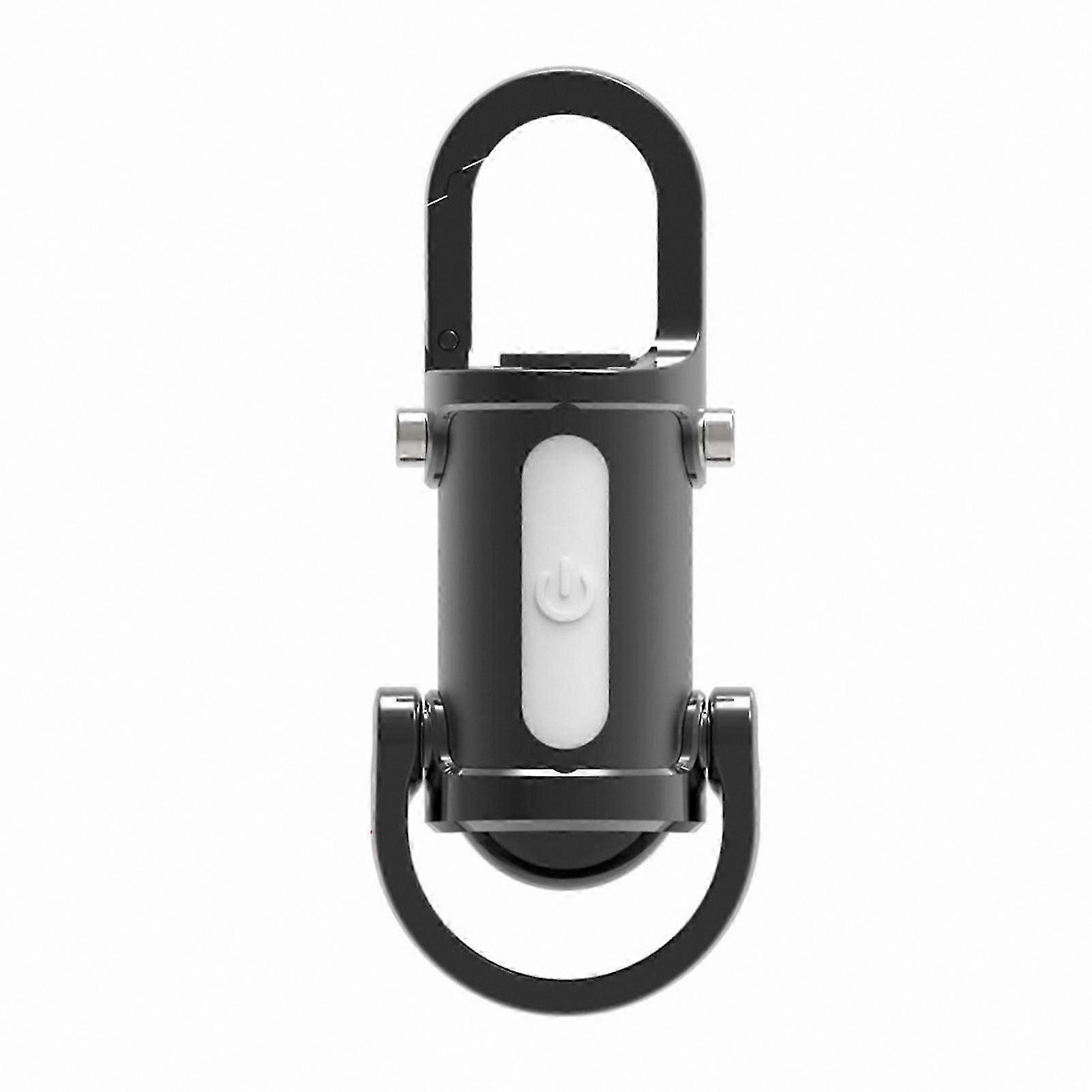 Compact Rechargeable LED Keychain Light High-Lumen Portable Work Flashlight Pendant Keyring