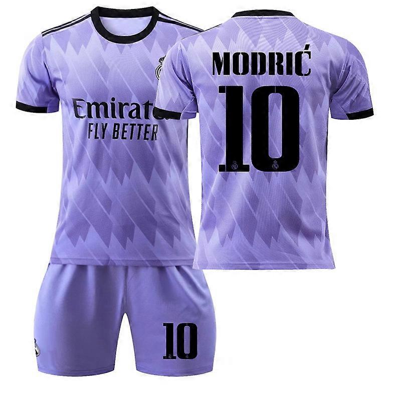 Maillots de football pour adultes et enfants - 2223 Real Madrid extérieur n° 10