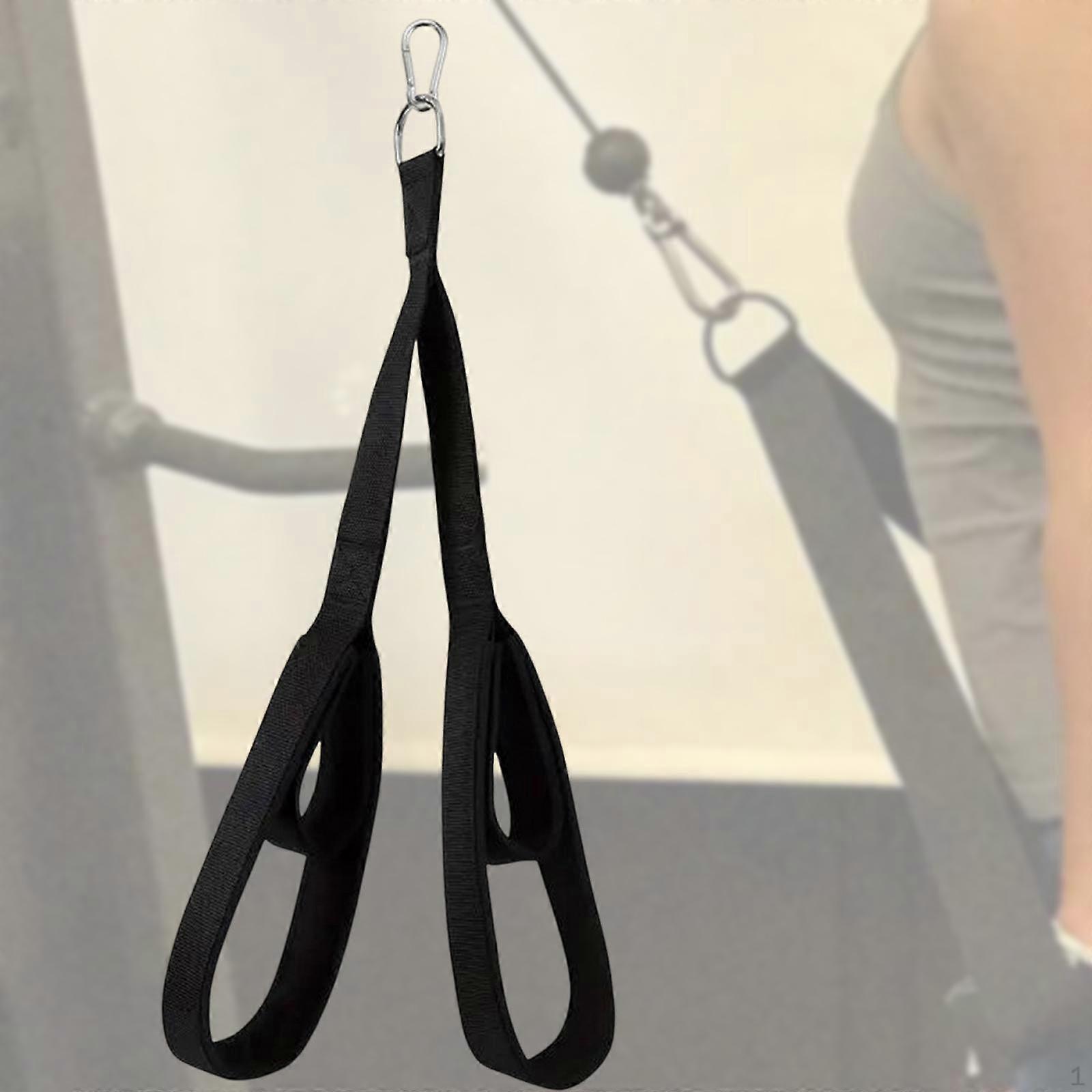 Tricep Rope Cable Machine Attachment Bicep Pull Strength Training Gym Accessories