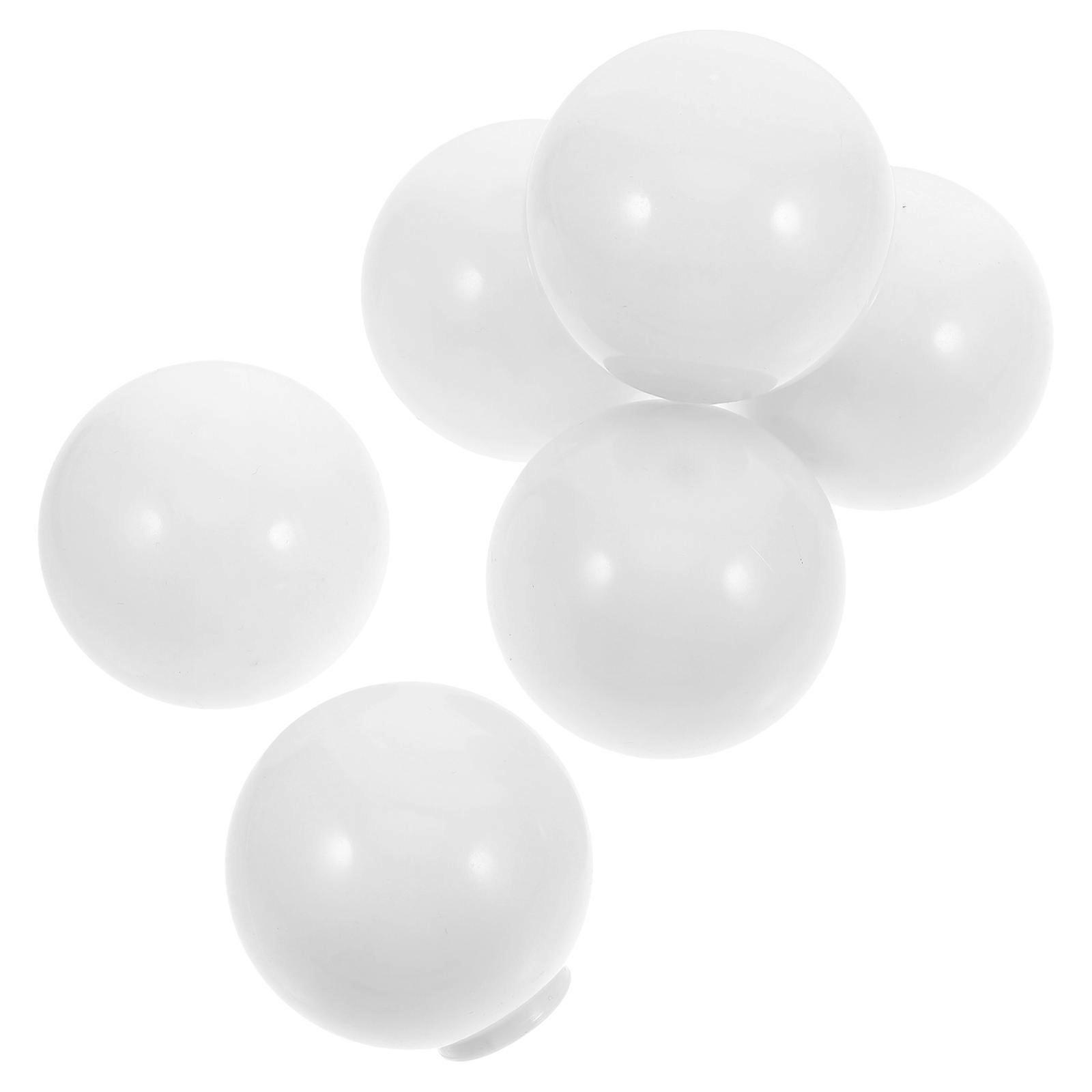 White Light Distribution Lampshade for LED Bulbs 6Pcs Round Globe