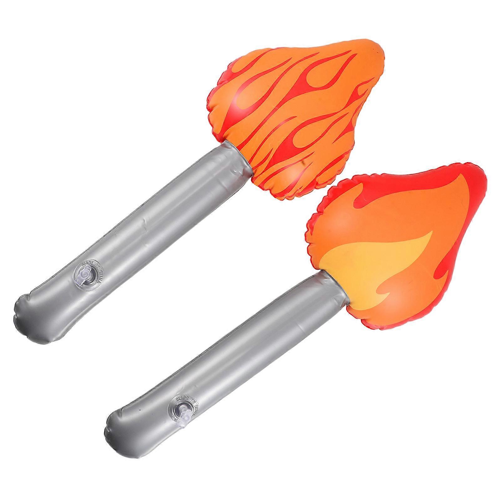 Inflatable Torch Toy for Party 2Pcs Halloween Prop Decoration