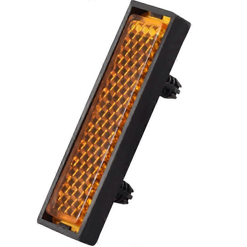 Ανακλαστήρες πεντάλ ποδηλάτου πορτοκαλί ρυθμιζόμενοι για να βιδώσετε ποδήλατο MTB κύκλος υψηλής ορατότητας (4pcs, κίτρινο)