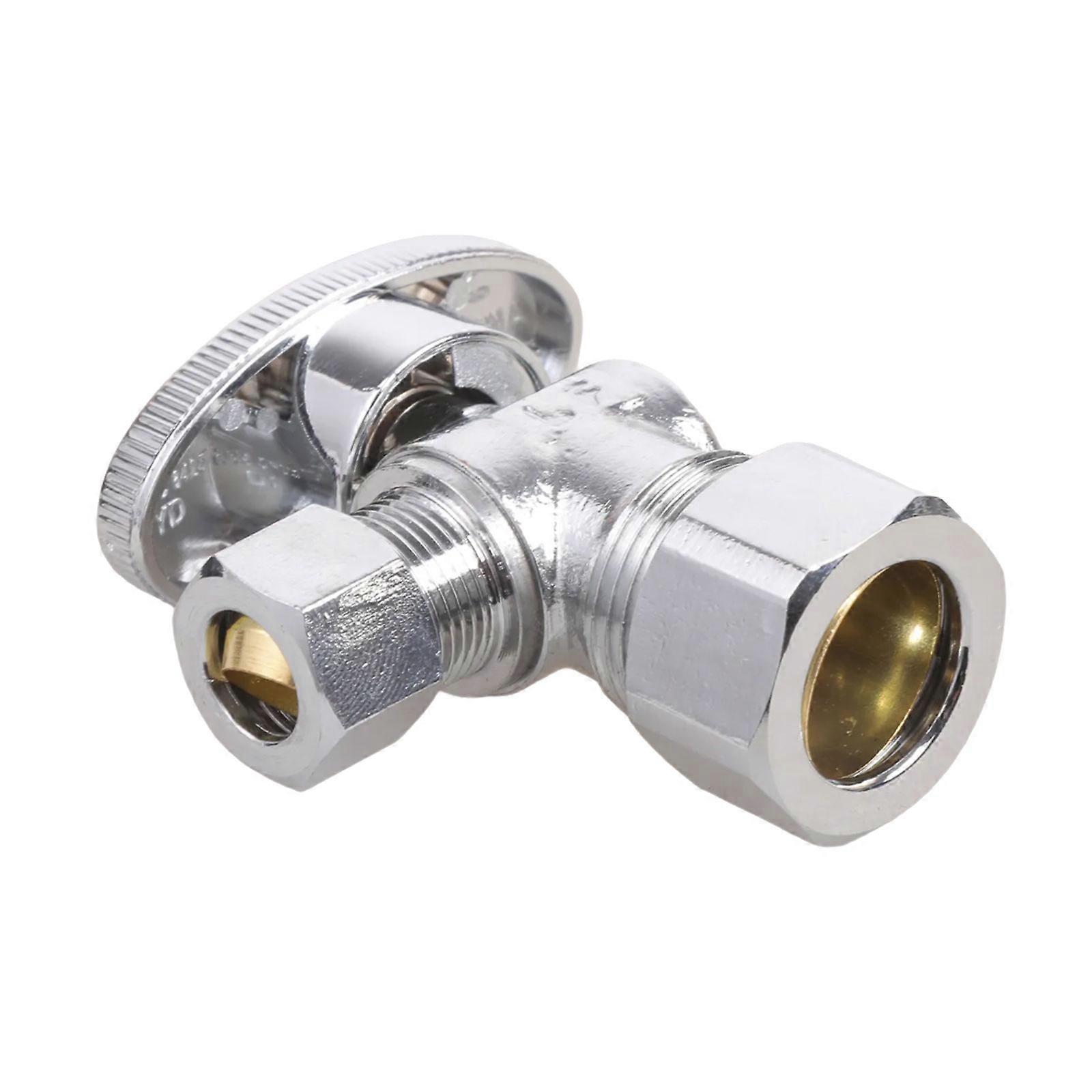 Precisions Engineered 5/8"Comps X 3/8" Brass Valves 1/2" Inlet Pipe Connection For Wet Environment Use Multicolor