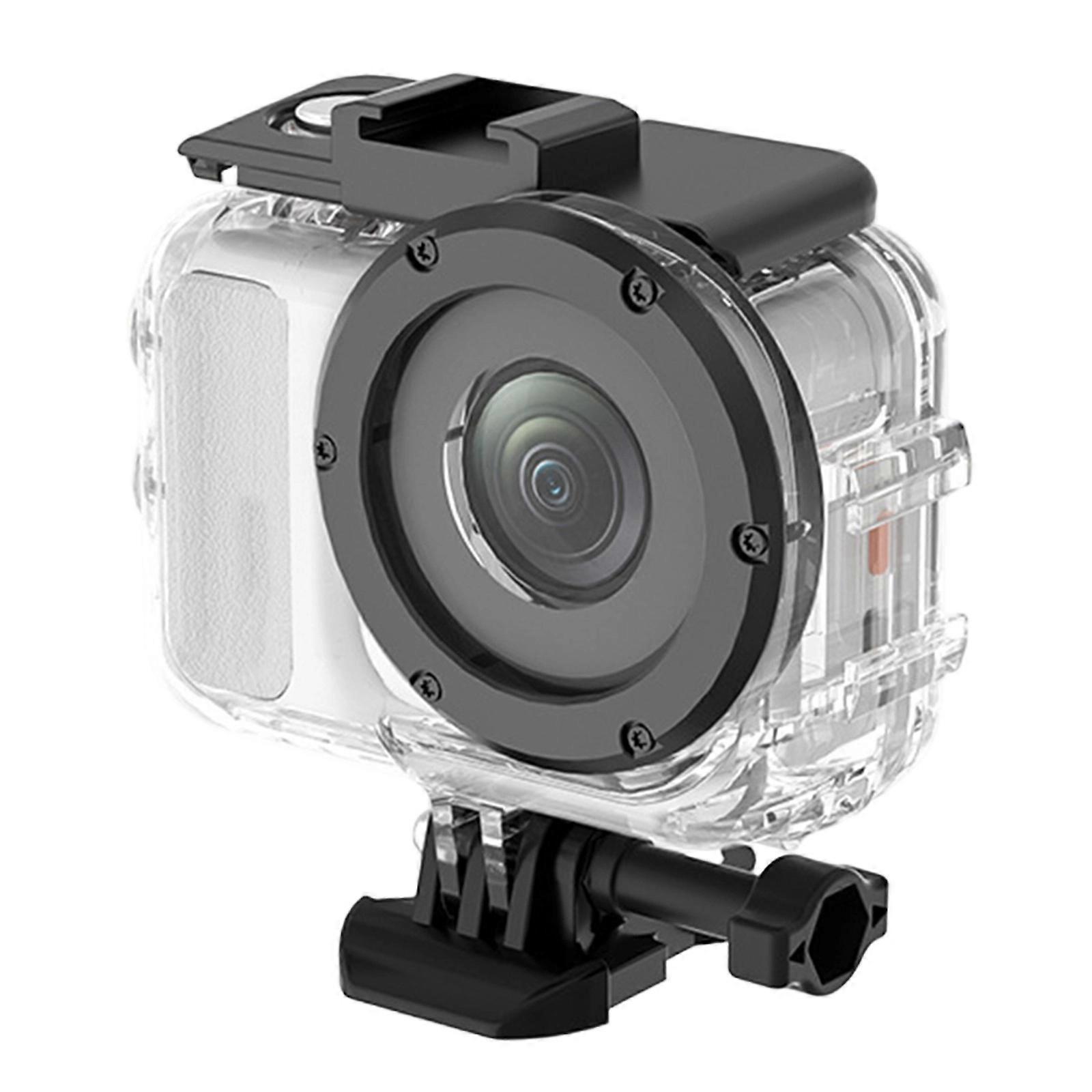 Professional Waterproof Shell For GO Ultra Sports Cameras Double Mounting Point Fog Resistant Lens 60m Depth Capacity Multicolor