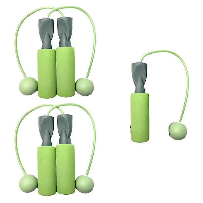 Cordless Skipping Rope Wireless Weighted Skipping Rope Wireless Slimming Skipping Rope Green