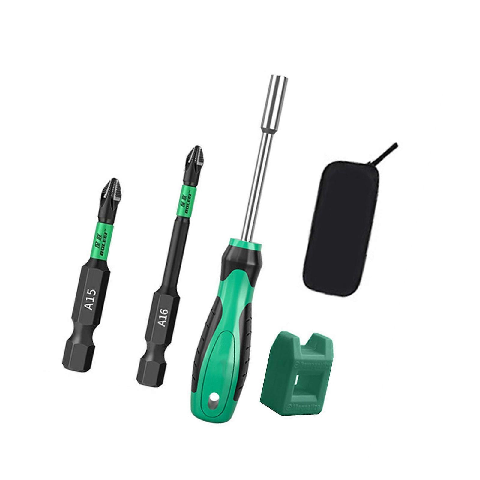 Hexagonal Shank Nut Driver Steel Screwdriver Bit Extension Rod Extended Design for Deep Access and Multiple Use Multicolor