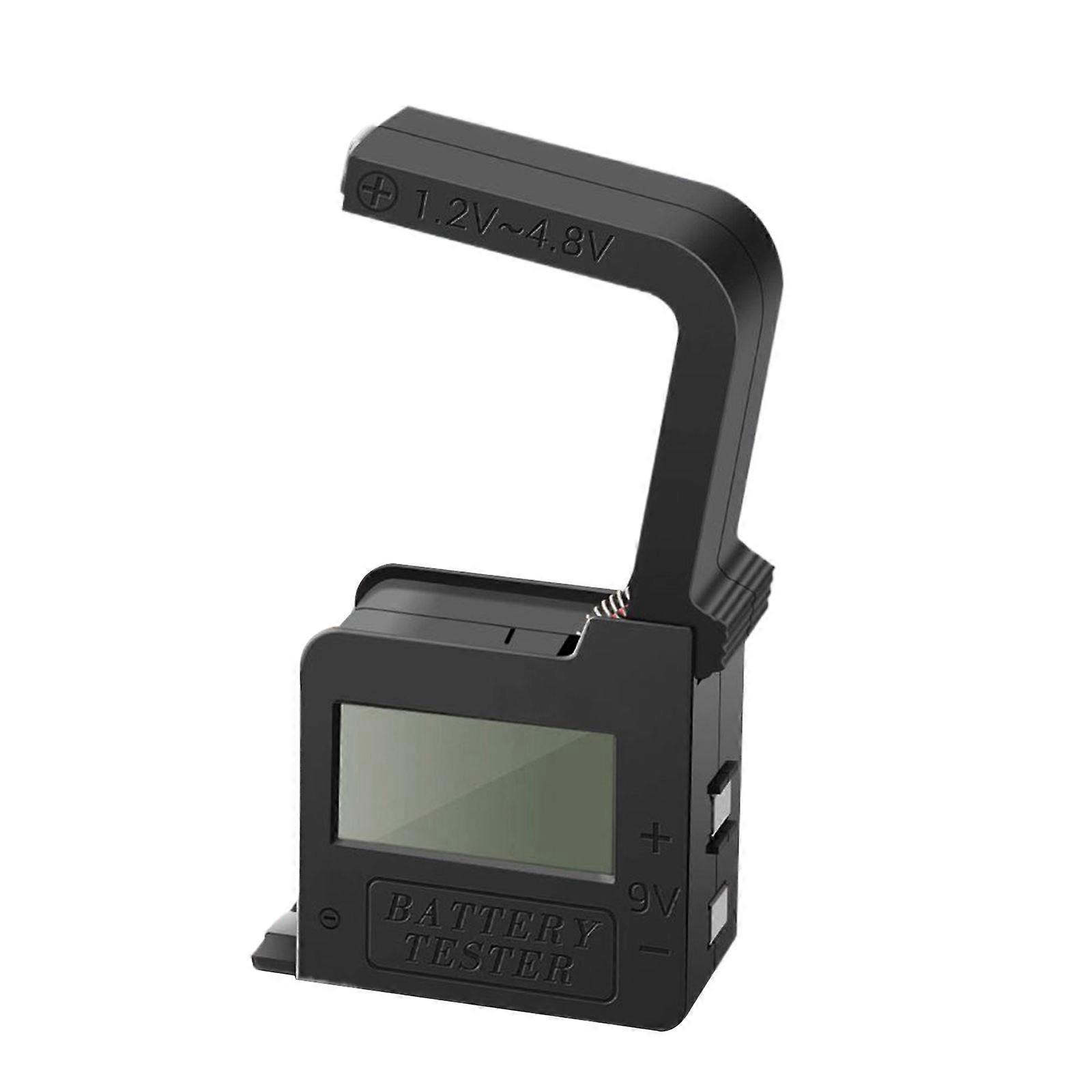 Button Cell Batteries Checker Digital Battery Tester Checker for 1.2-4.8V 9V Batteries Small Voltage Checker Multicolor