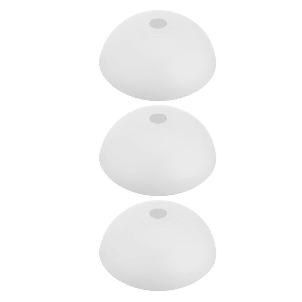 White Plastic Lamp Shade Mushroom Design for Lamp 3Pcs with Light Diffusion