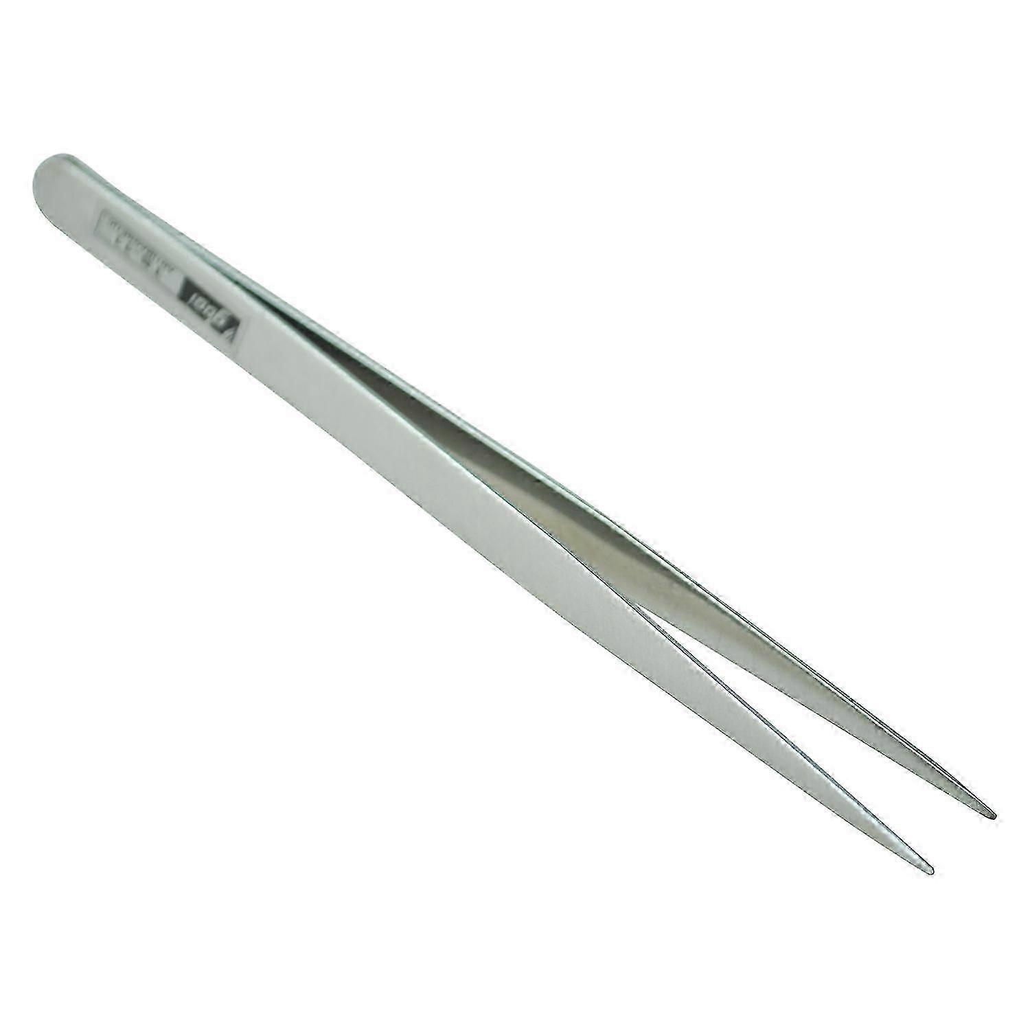 5.1 "ملاقط مدببة من الفولاذ المقاوم للصدأ بلون فضي طويل (haoyi