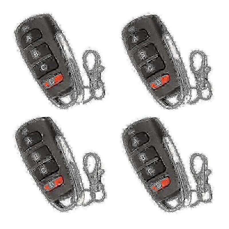 4pcs Universal Duplicator Remote Garage Door Remote,remote For Gate Remote Control Key Fob Replacement Garage Door