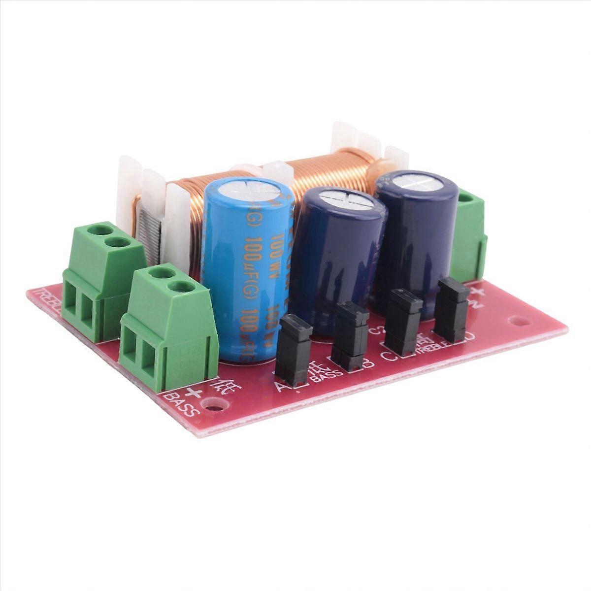 4X 400W Speaker Crossover 2 Way High-Low 4-16 Ohm Frequency Divider for Speaker