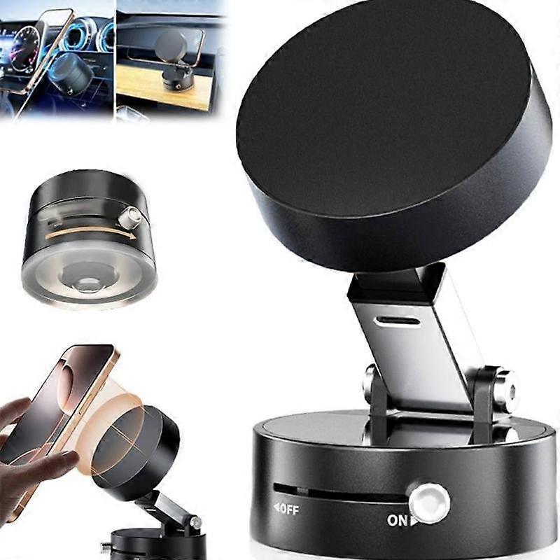 ��Deal��THS 2025 new vacuum magnetic suction cup mobile phone holder, 360�� adjustable, hands-free magnetic, foldable, portable, multi-scene us