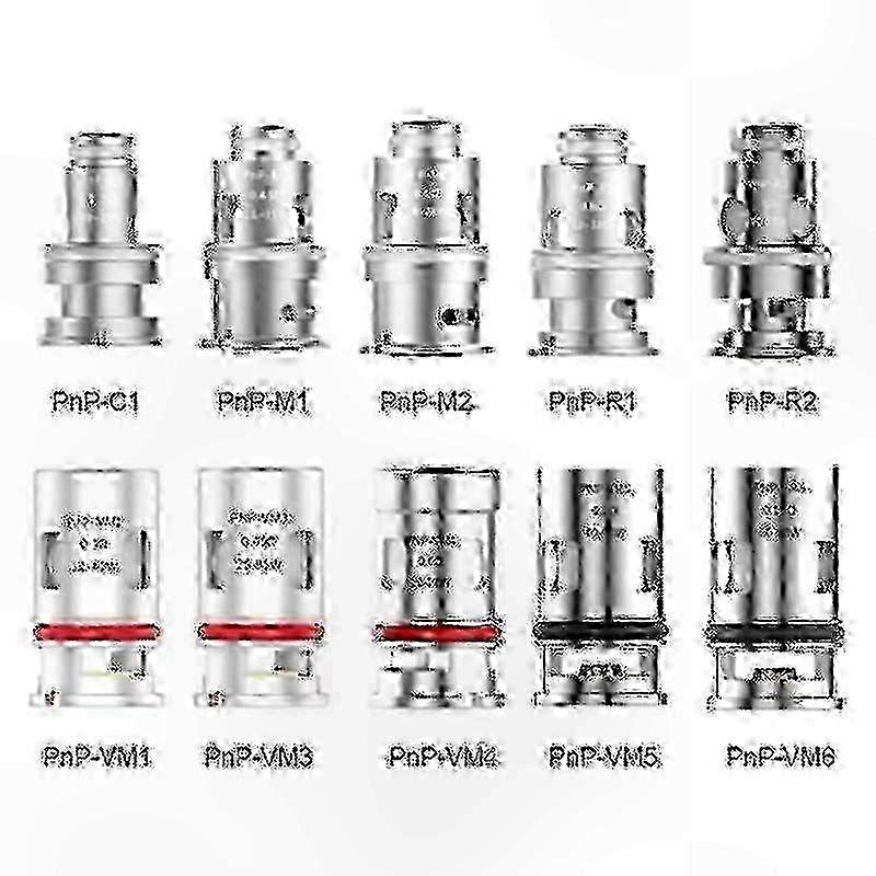 5-Pack PnP-X Coils for Drag S, Vinci X, Argus MTL - H80, VM, TM, R Series Compatible 25-26