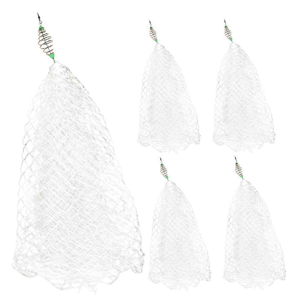 Portable Fishing Trap Mesh Net for Fish Catching Foldable 10Pcs