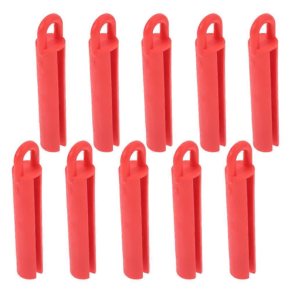 Pool Cue Holder for Pool Cue with 30Pcs Red Durable Rubber Clips