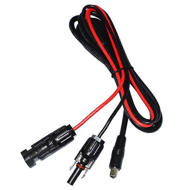 Universal Solar Panel to DC8mm Connector Cable with DC8020 Adapter Flexible Solar Panel Cord for Energy Storage Systems Multicolor