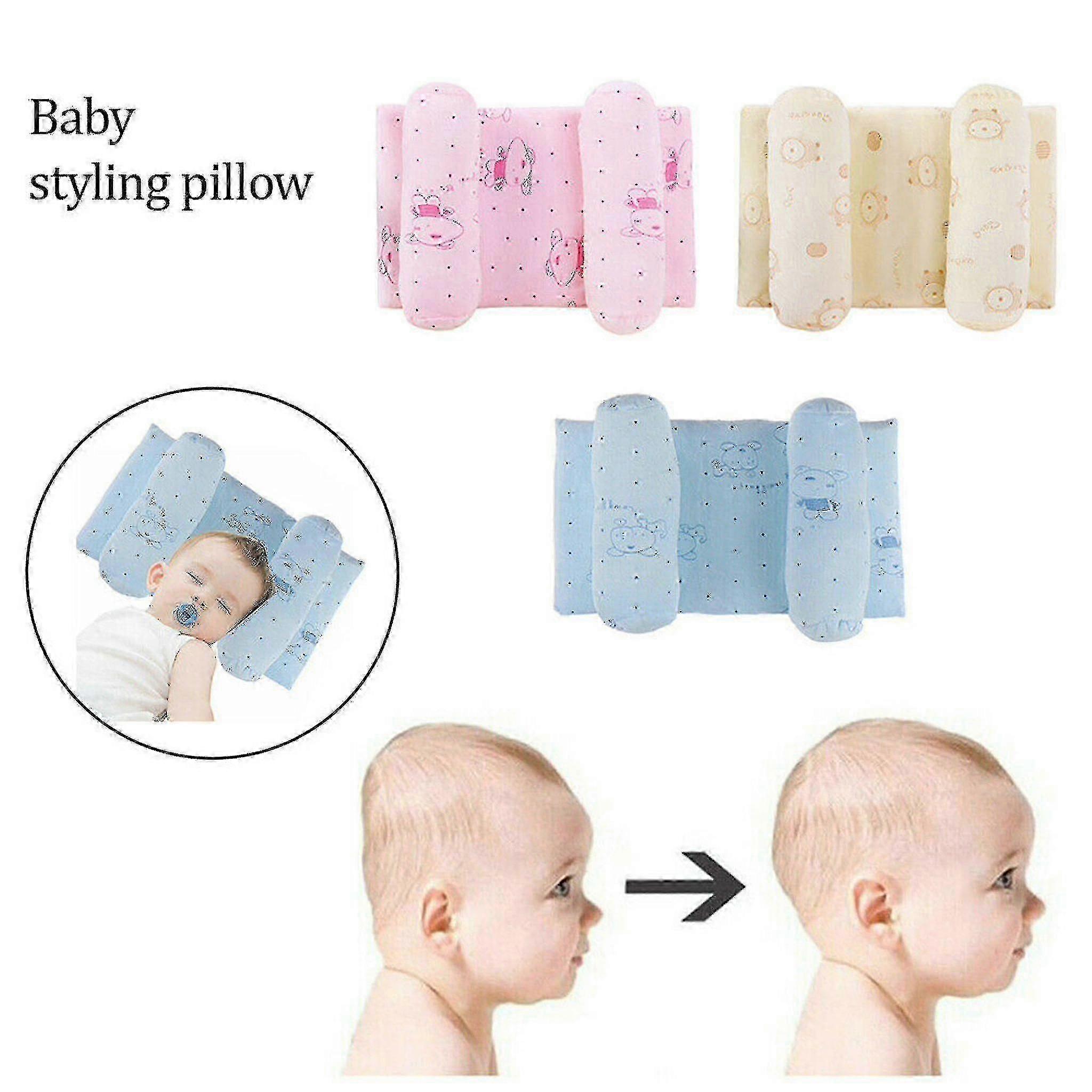 Flat Head Correction Pillow for Babies - Soft and Safe