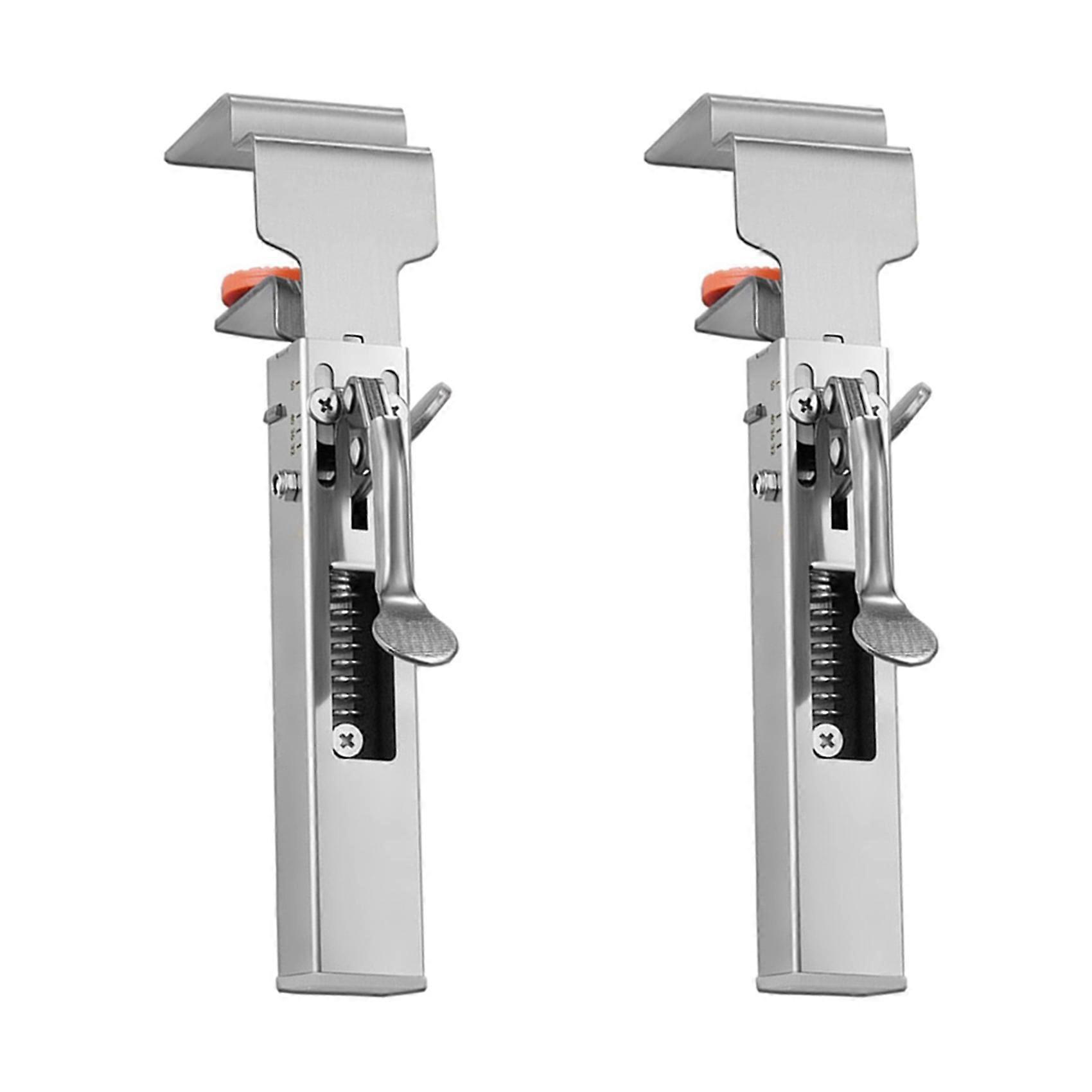 2X Adjustable Drawer Fixing Clamp, Universal Drawer Panel Front Installation Clamps Fixing Clips with Replaceable Clip