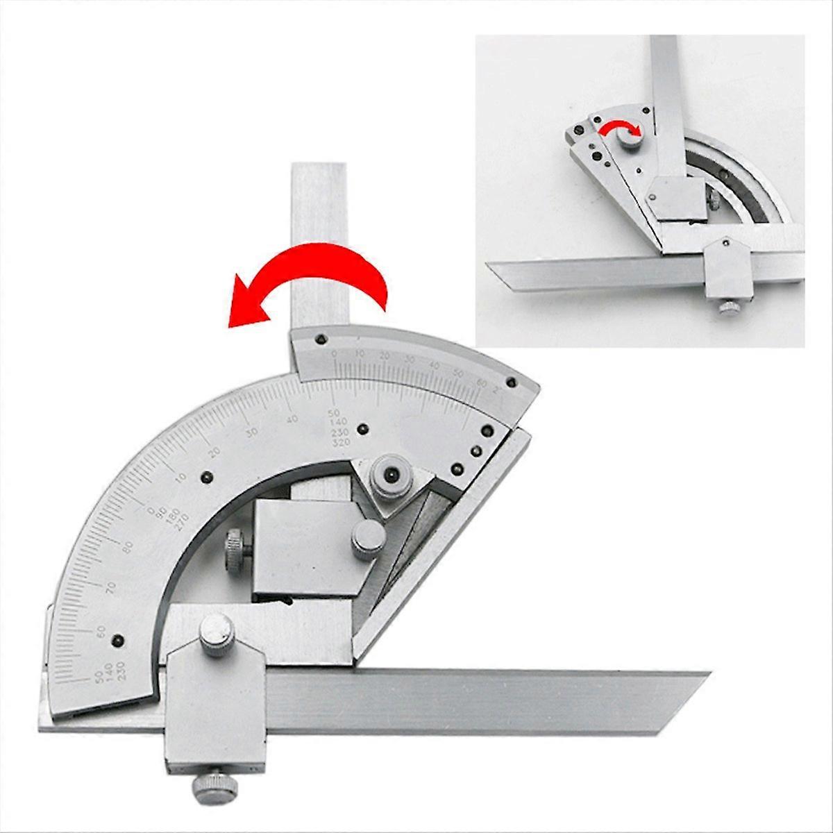 0-320 Degree Vernier Angle Ruler with Storage Box Protractor Woodworking Measuring Ruler