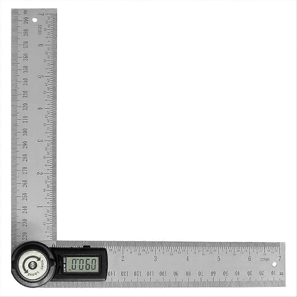 Digital Angle Finder Protractor Stainless Steel 7inch