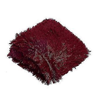 Warm Cat Pad Dog Warm Pet Pad Soft Sleep Warm Winter Blanket Dog Pad Self-heating Carpet Hot Wash Pad 1 Piece Wine Red Baoji En Vedette w