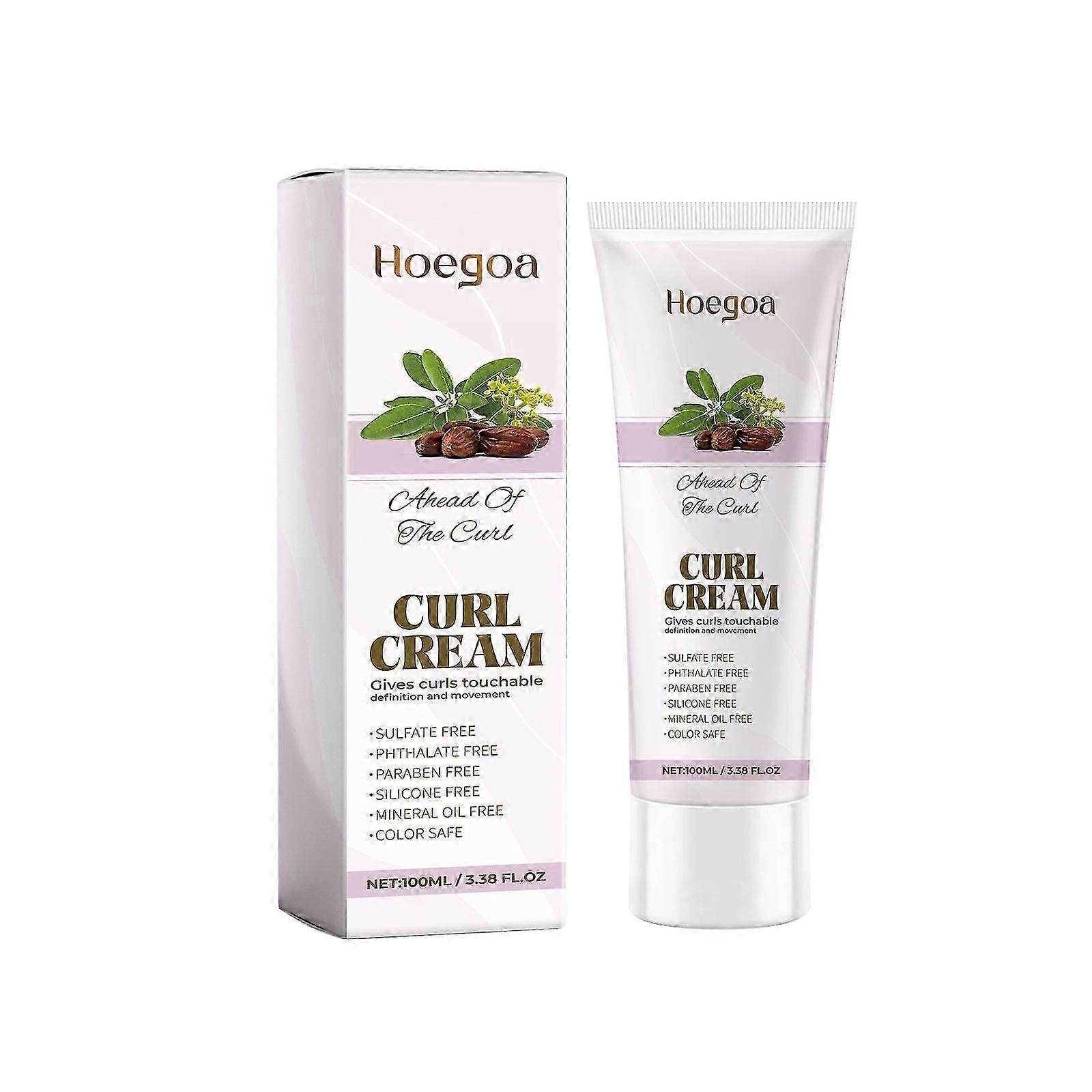 Hydrating Jojoba Oil Curling Cream for Elastic