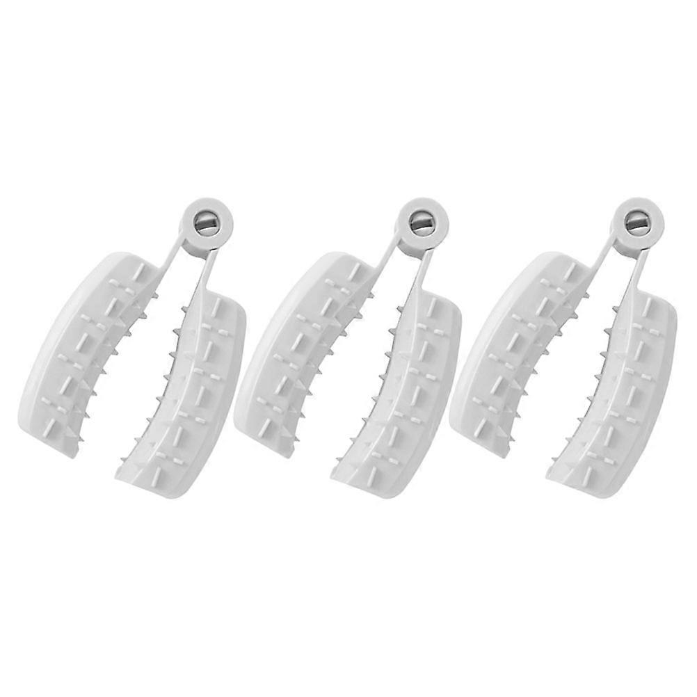 Kitchen Finger Guards Finger Protector for Cutting 3Pcs White Plastic