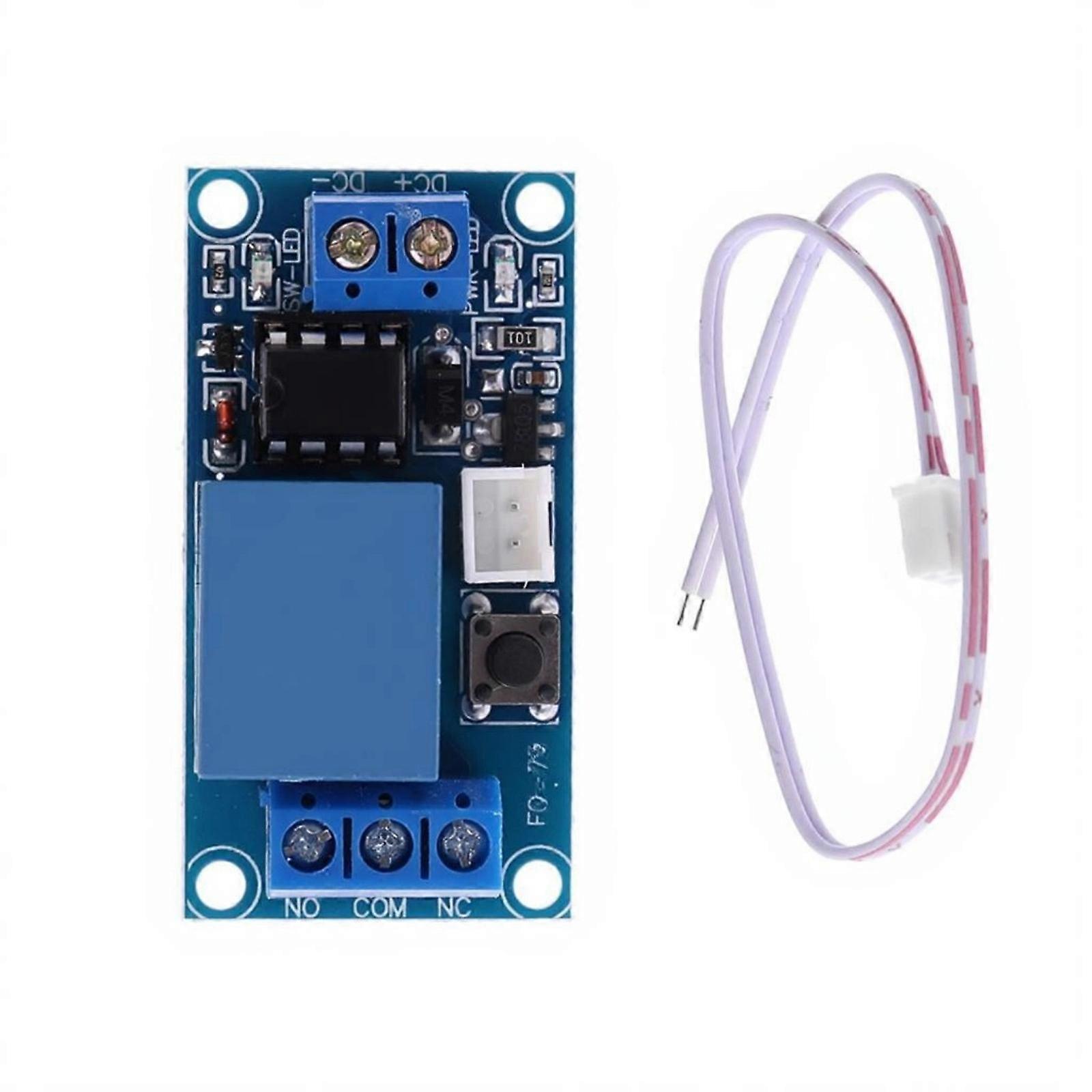 Development Board Accessory 1Key Operation Relaies Module for Start Stop Control in Electronic Projects Multicolor