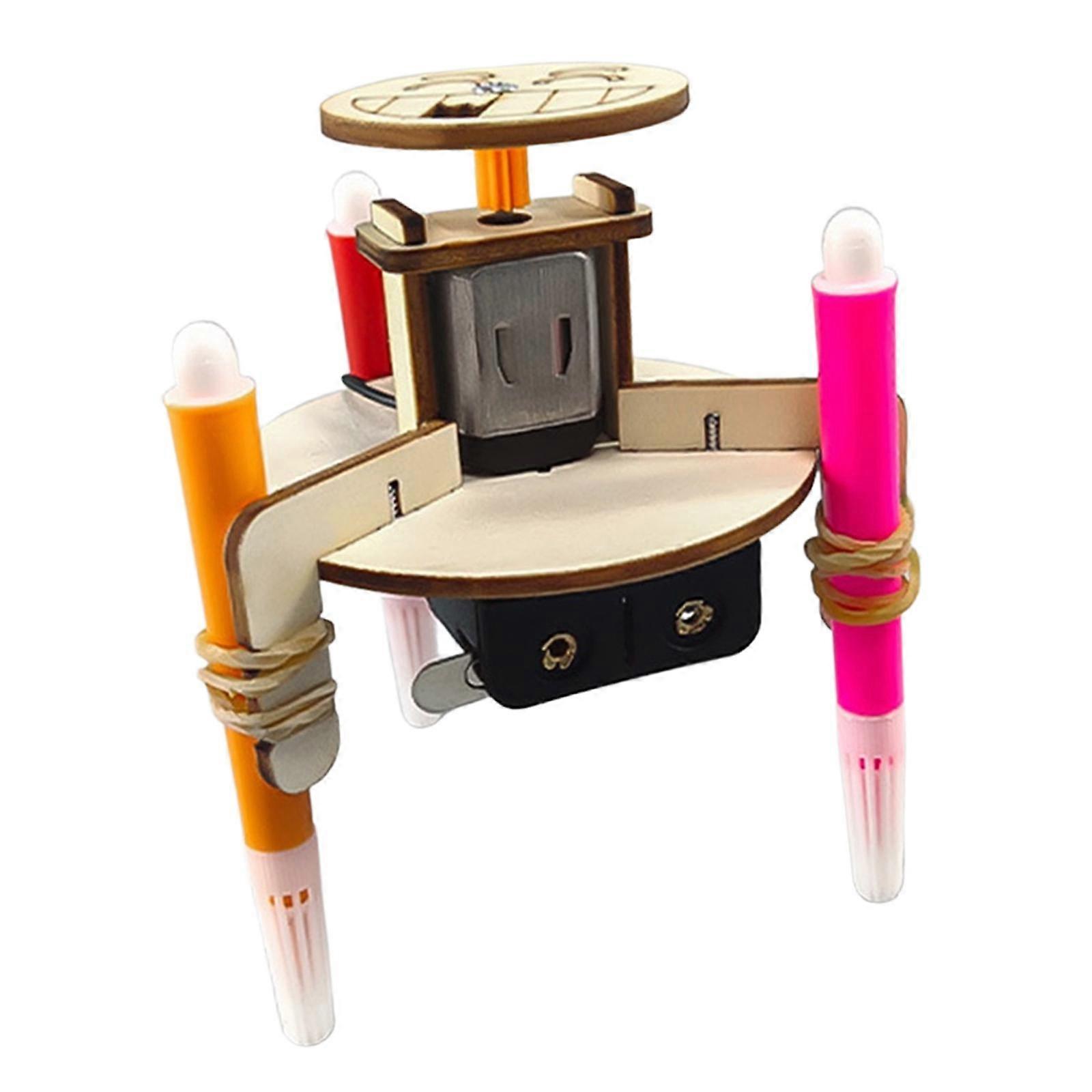 Doodling Robot Building Toys Science Experiment Construction Creativity Teaching