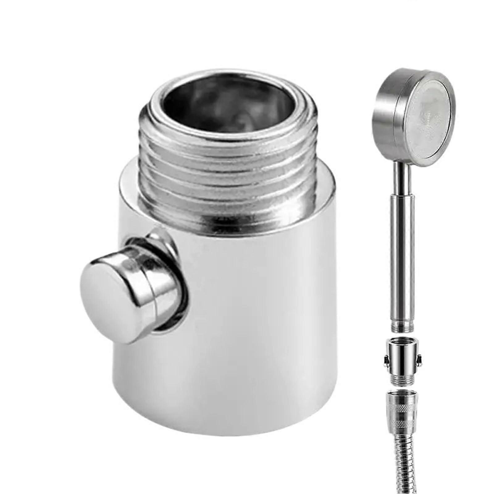 Shower Head Shut Off Valve with Precise Flow Control and Adjustable Water Pressure for Handheld Shower