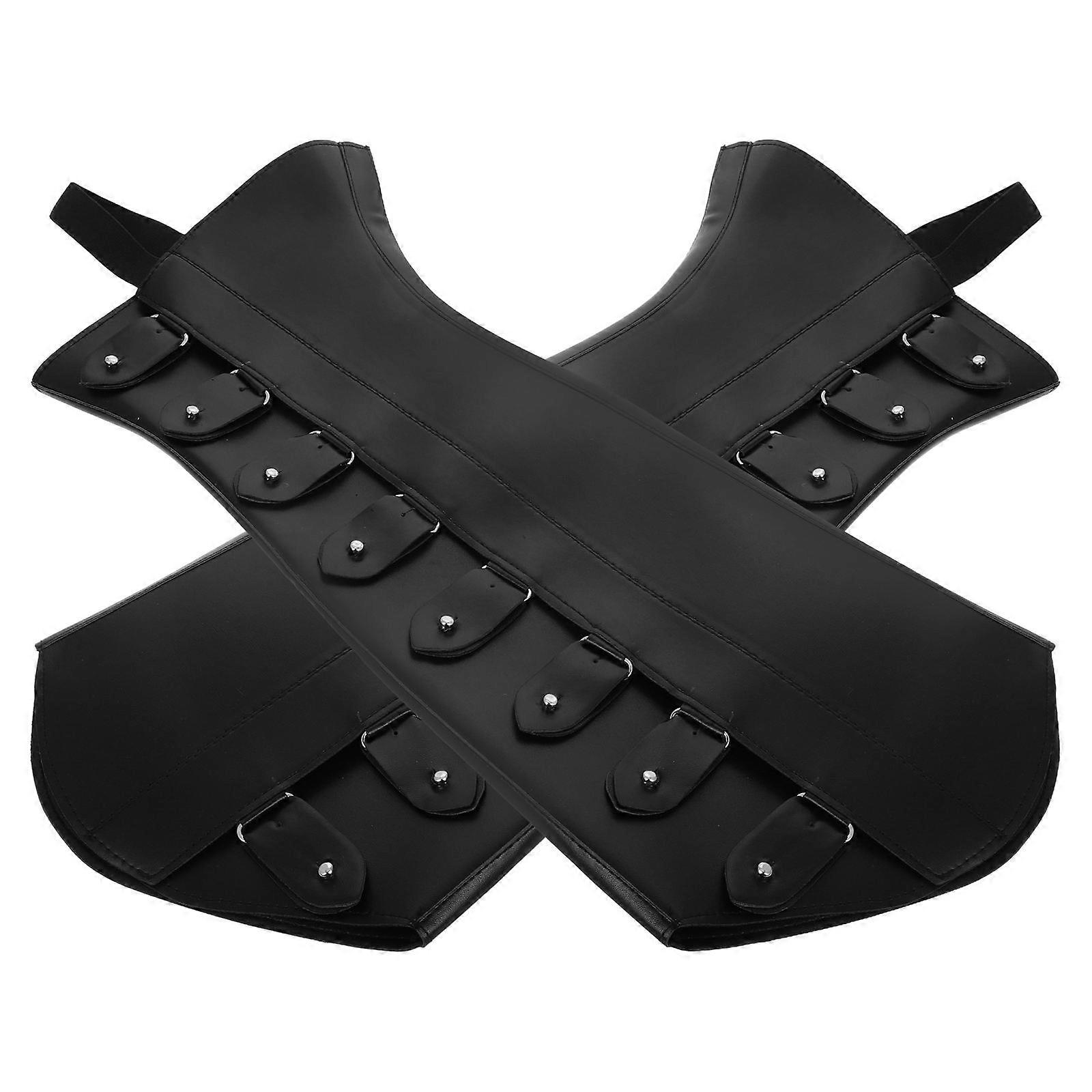 Steampunk Boot Covers Adjustable Medieval High Leg Boot Covers 1Pair