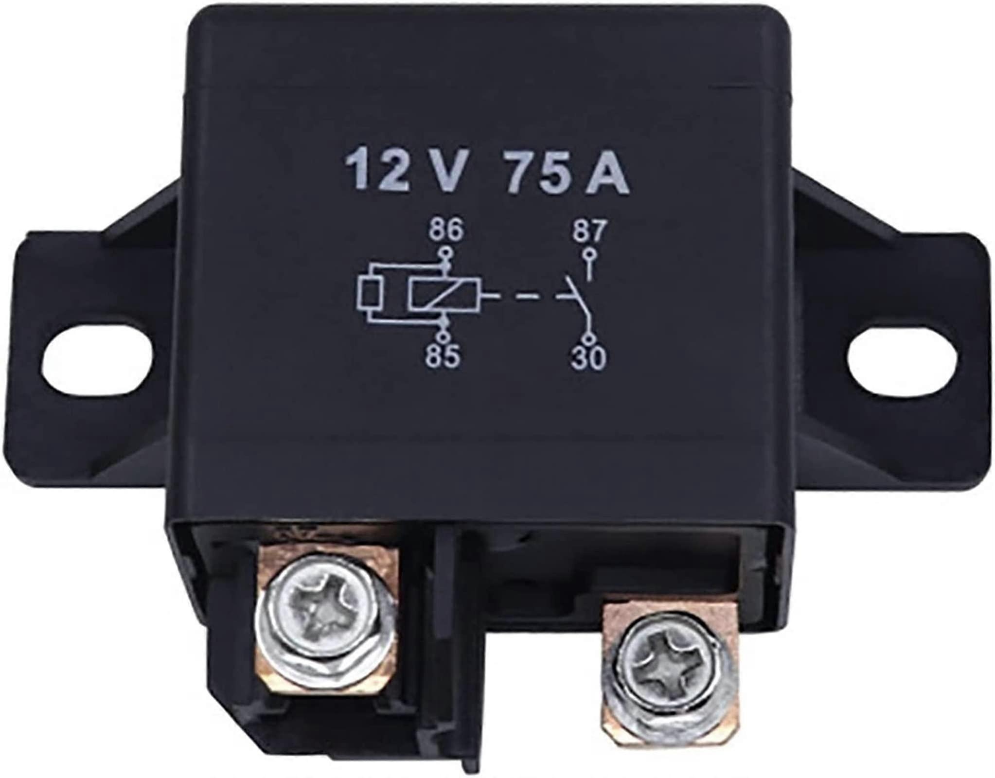 Relay 75A 12V/24V Coil 2.4W  Temperature Resistant Forklift and Excavator Start Multipurpose Relay