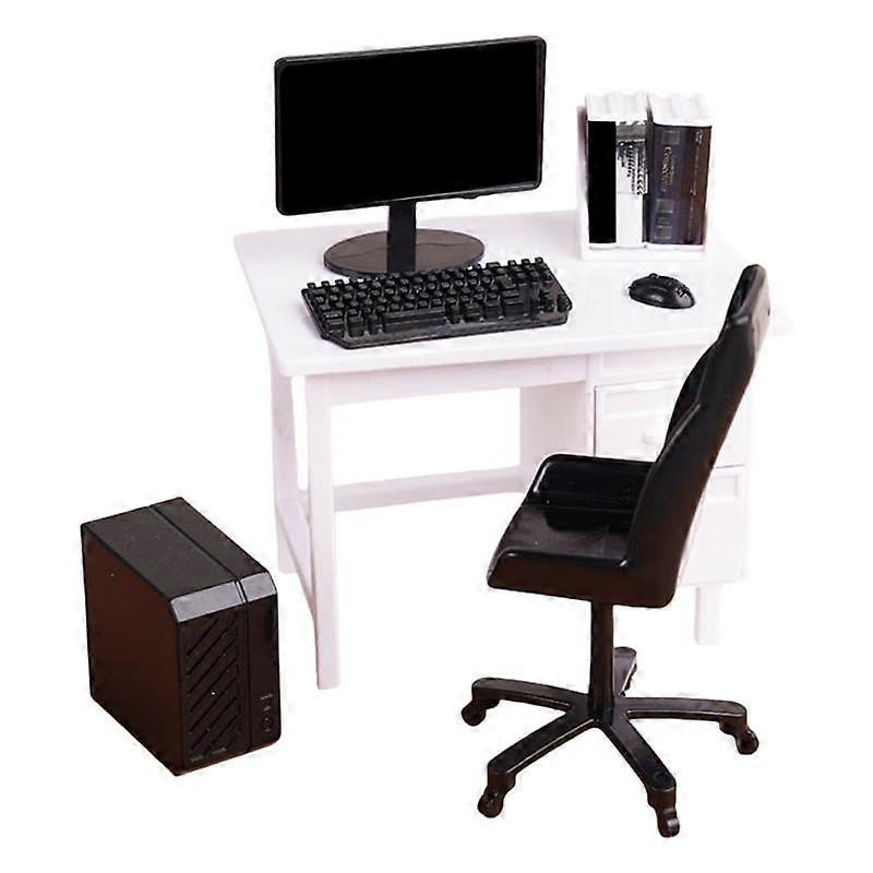 Premium Plastic Computer Desk Computer Model For Small Spaces Long Term Home Decoration Piece