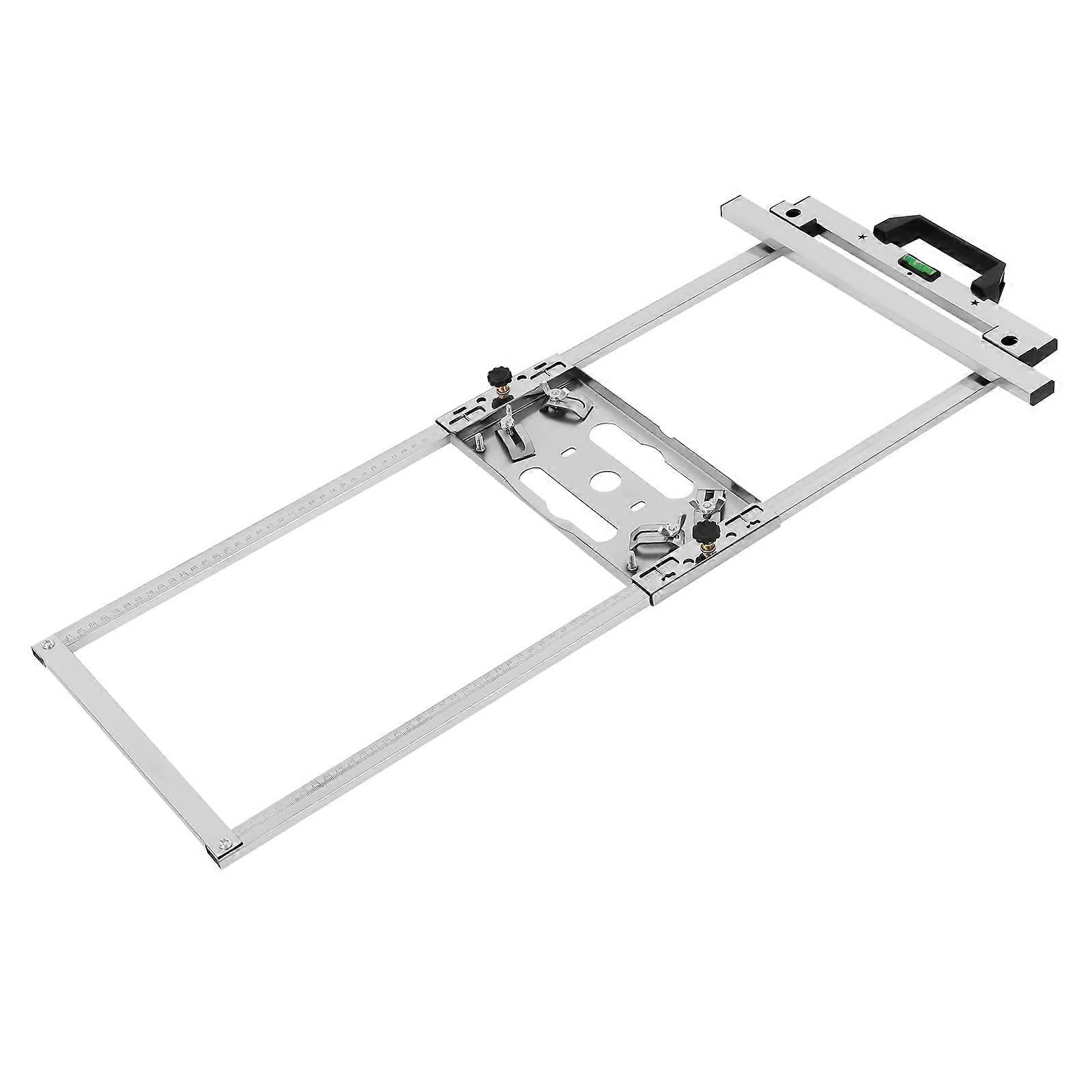 Circular Saw Guide with Precise DualSided Scale, Adjustable Cutting Width and 45° Angle Cutting Tool