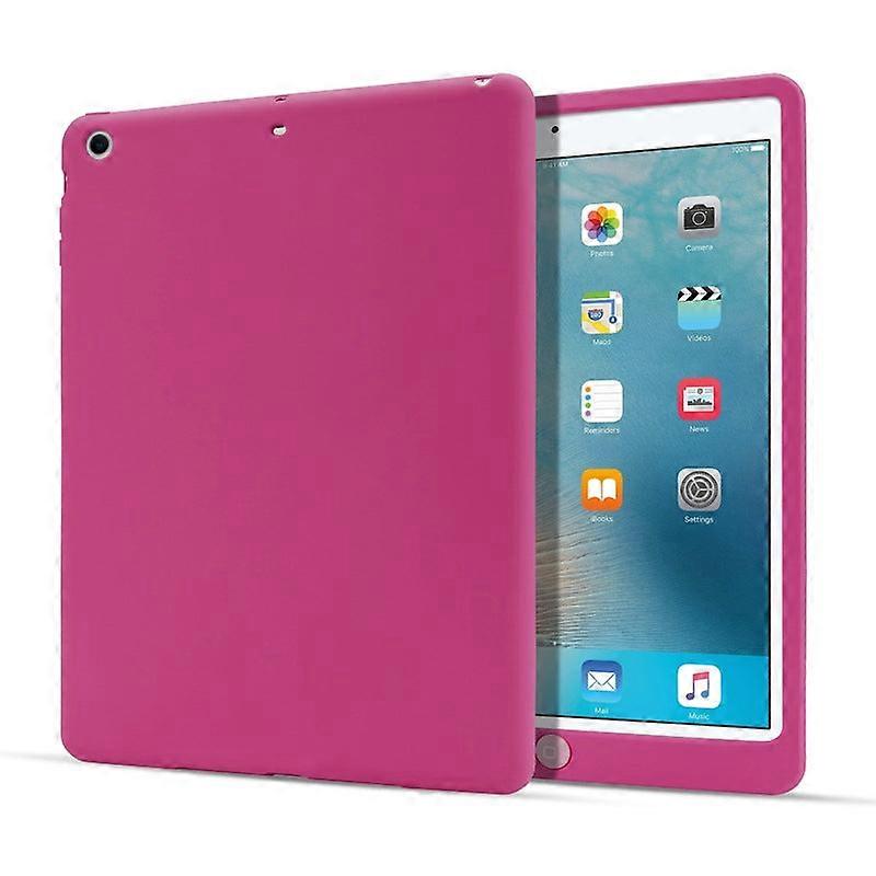 Case For Ipad 2 3 4 Rose Red Silicone Shockproof Ultra-thin Soft Back
