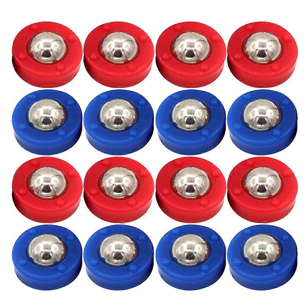 Tabletop Shuffleboard Accessories Set for Mini Game 20Pcs Replacement Pucks Rollers