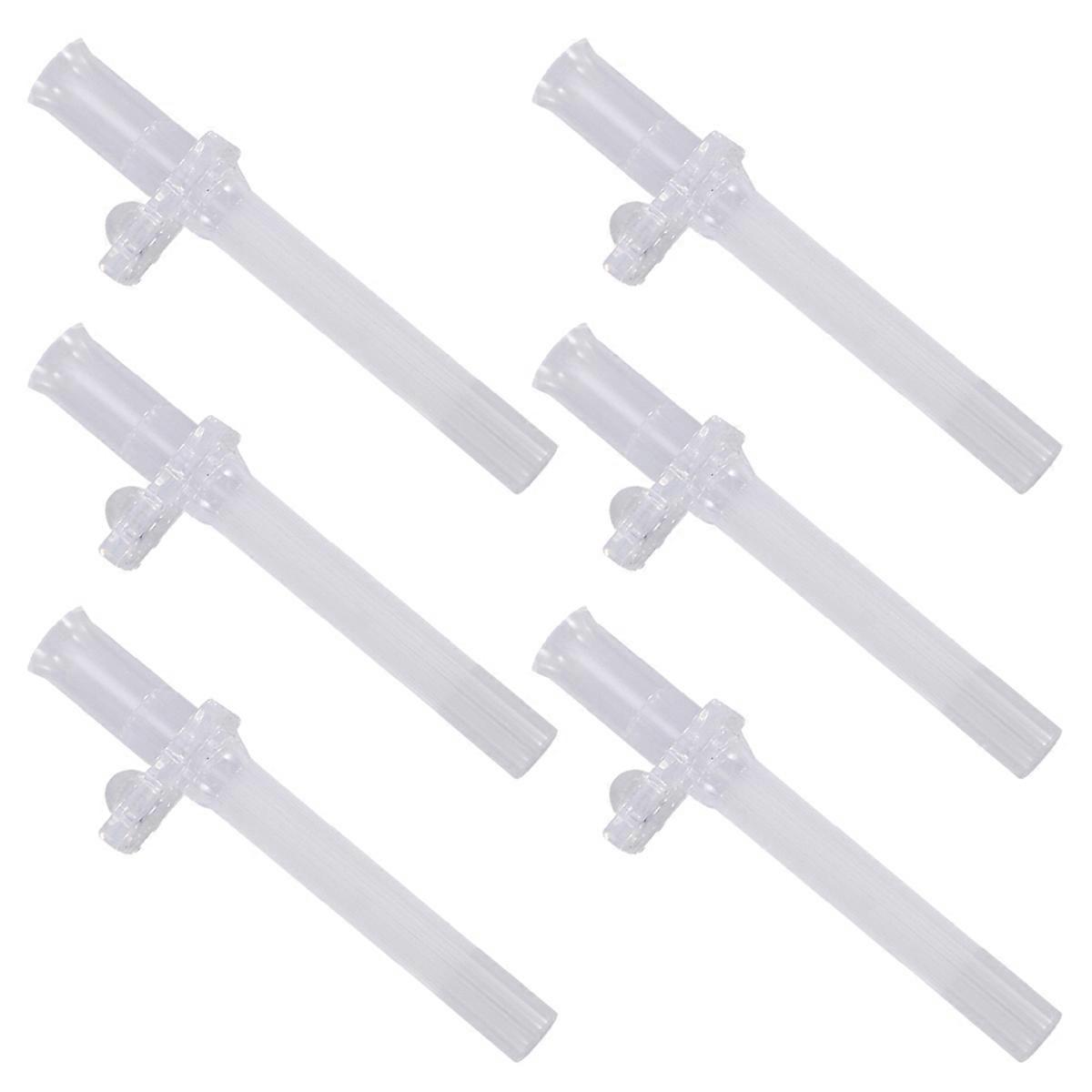6pcs Silicone Water Cup Drinking Nozzles for Reusable Water Bottles White Safe Design