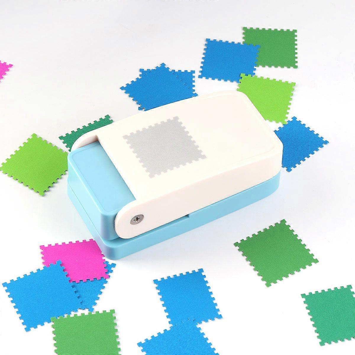 1 x 0.8 inch rectangular stamp punch, rectangular lever-type stamp hole punch, a must-have for journaling.