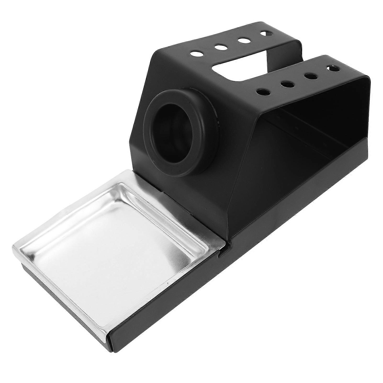 Soldering Iron Stand with Stable Support Black Iron Holder