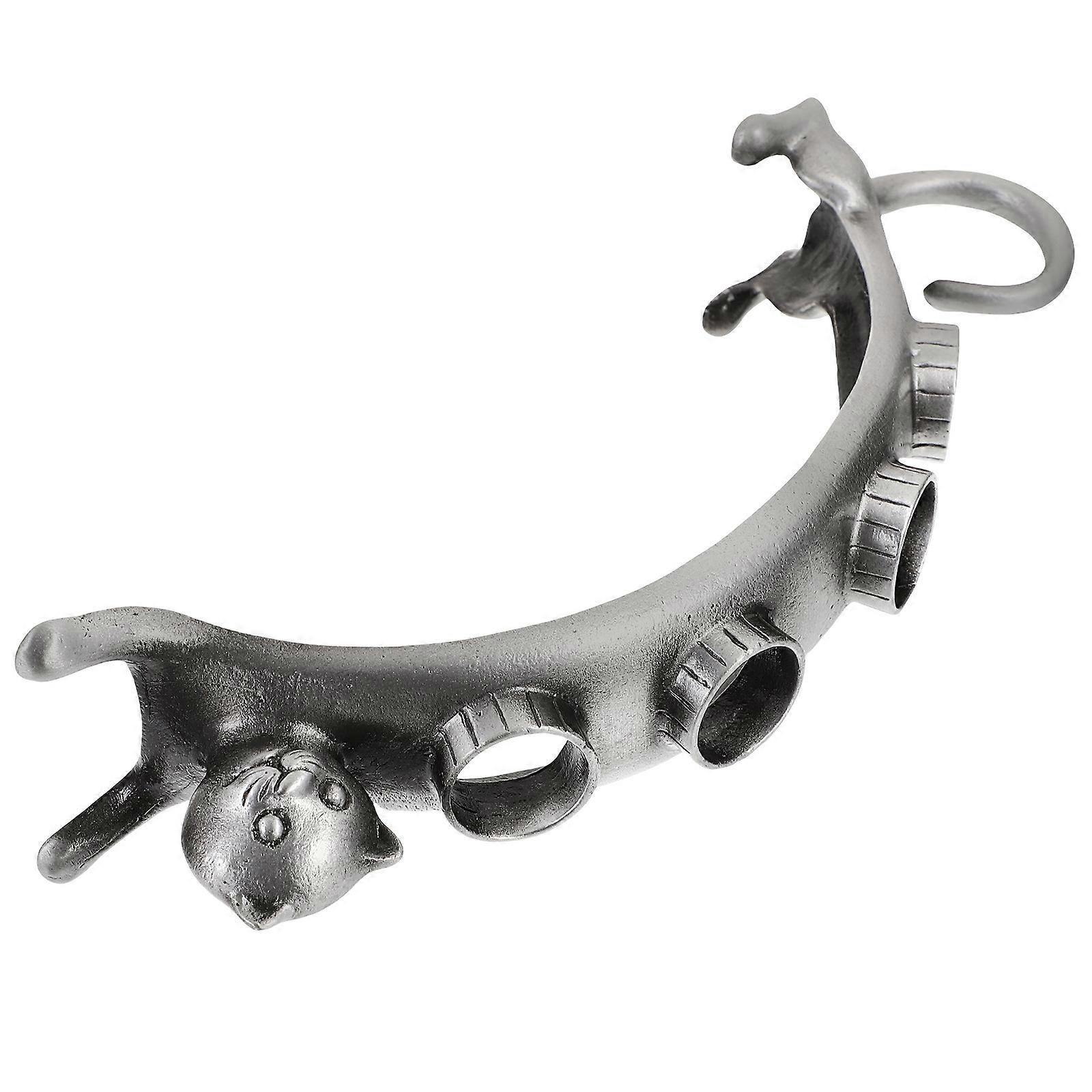 Silver Stand Pourer Holder for Kitchen