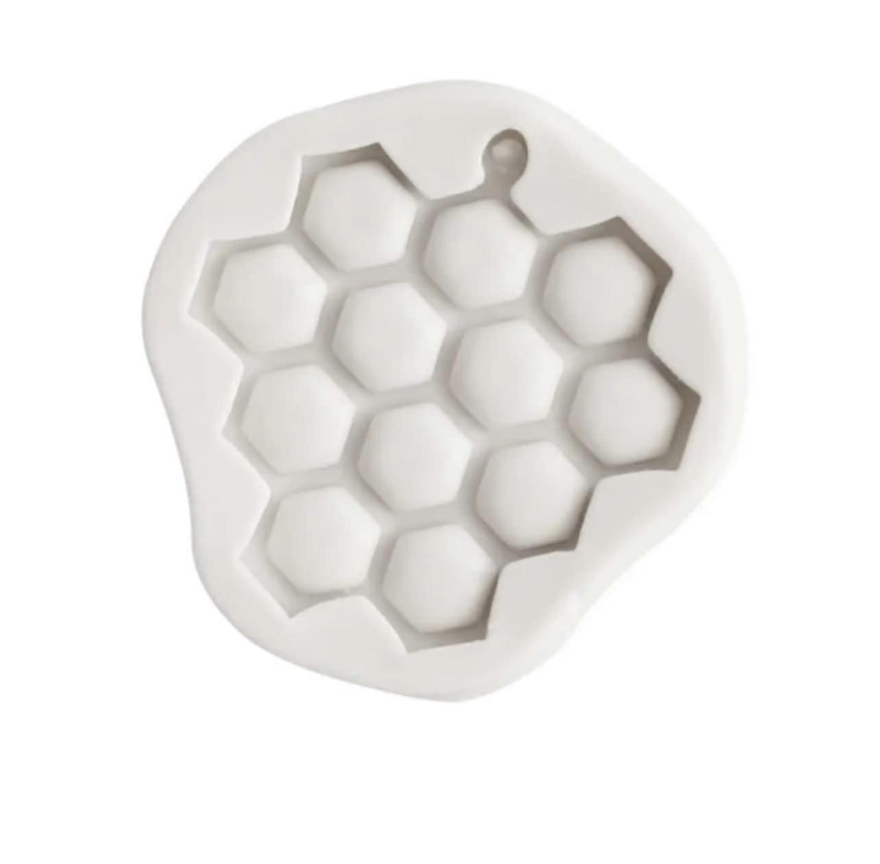 Honeycomb Silicone Fondant Mold for Cake Decorating with Bee Pattern NonStick Durable Design