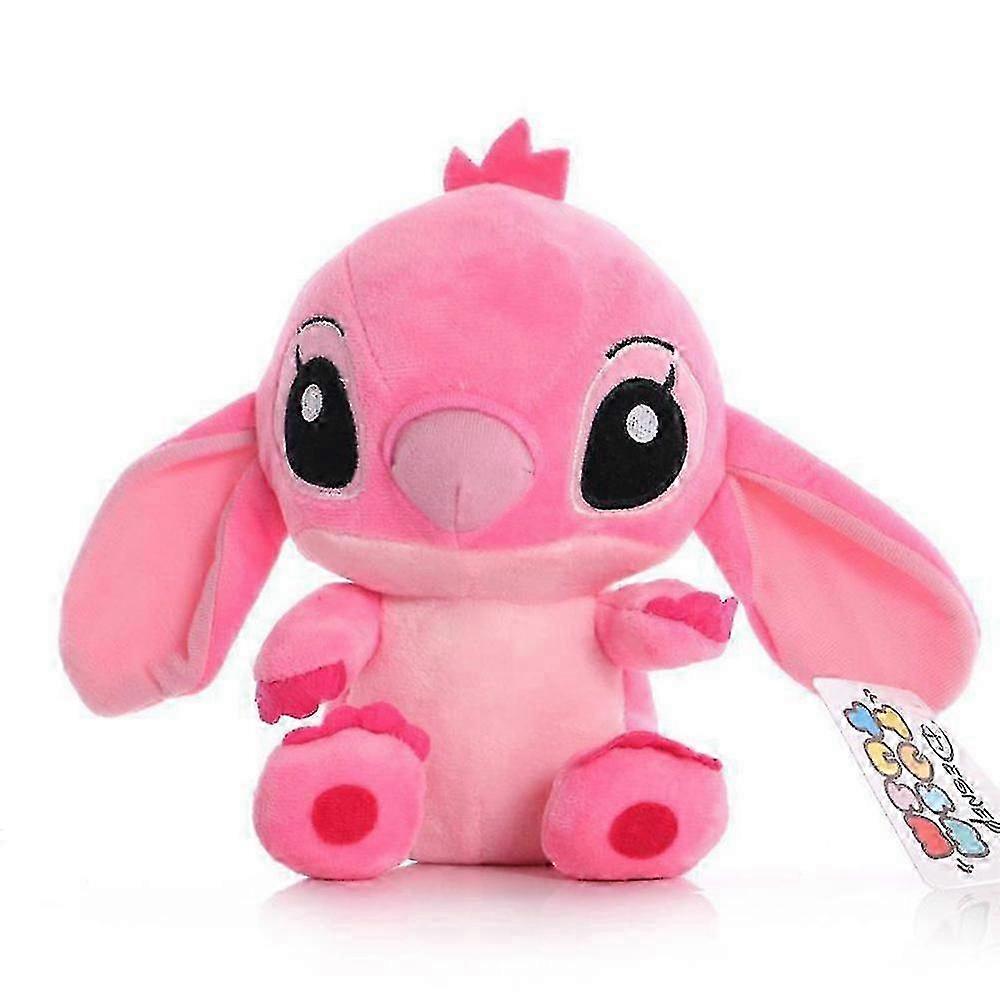 25-26 2024 Disney Lilo & Stitch Plushie Toy 18cm Cute Cartoon Plush Doll Soft Stuffed Figures Toys Kids Gifts