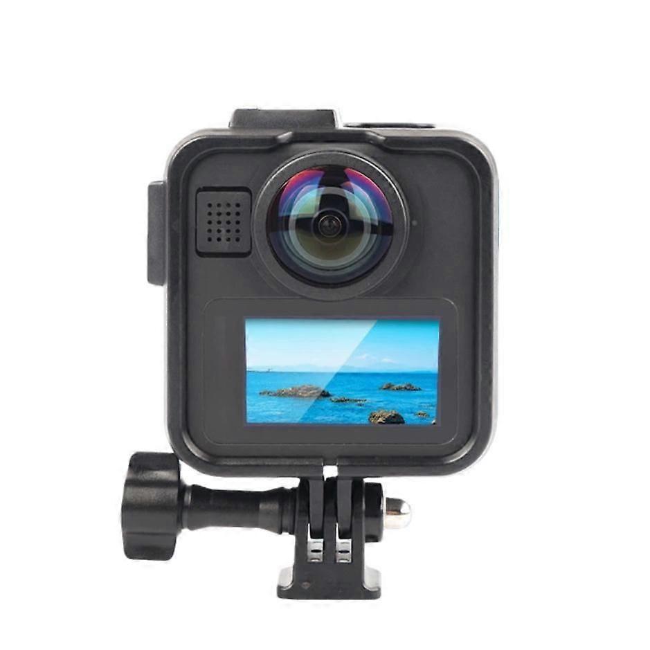 For GoPro MAX2 Plastic Frame Side-Open Protective Cage