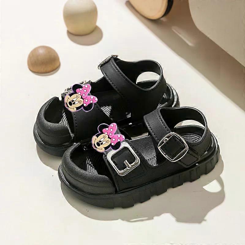 Disney Wear Velcro Casual Shoes Boys and Girls Mickey Mouse Kids Sandals Fashion Soft Bottom Baby Beach Shoes