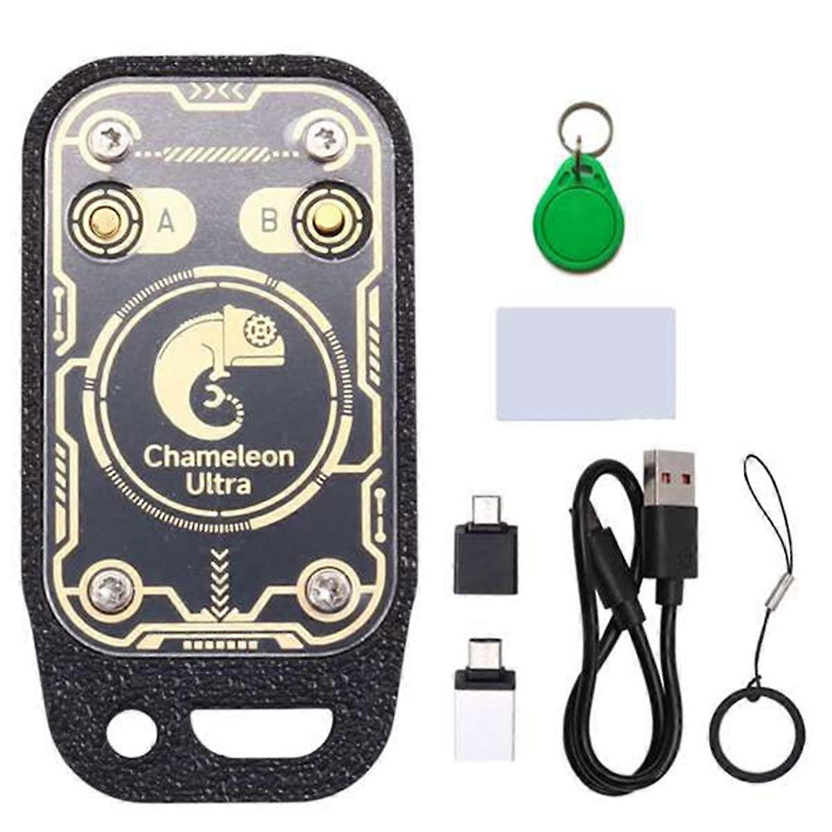 Chameleon Ultra Plus RFID Smart Card Emulator IC ID Card Decode Reset+Automatic Polling+UID Keychai